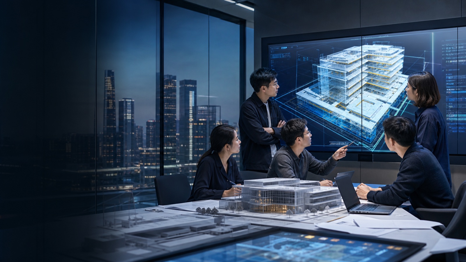 建筑技术协作团队的建筑设施